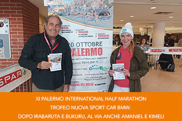 OLTRE 1.300 ISCRITTI ALLA XI PALERMO INTERNATIONAL HALF MARATHON-TROFEO NUOVA SPORT CAR BMW