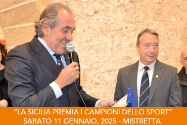 Sabato 11 gennaio, a Mistretta “La Sicilia premia i campioni dello sport”